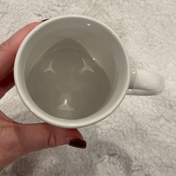 Vintage 10oz Christmas Stoneware Mug with Original Box Santa and Reindeer NOS - Picture 8 of 9